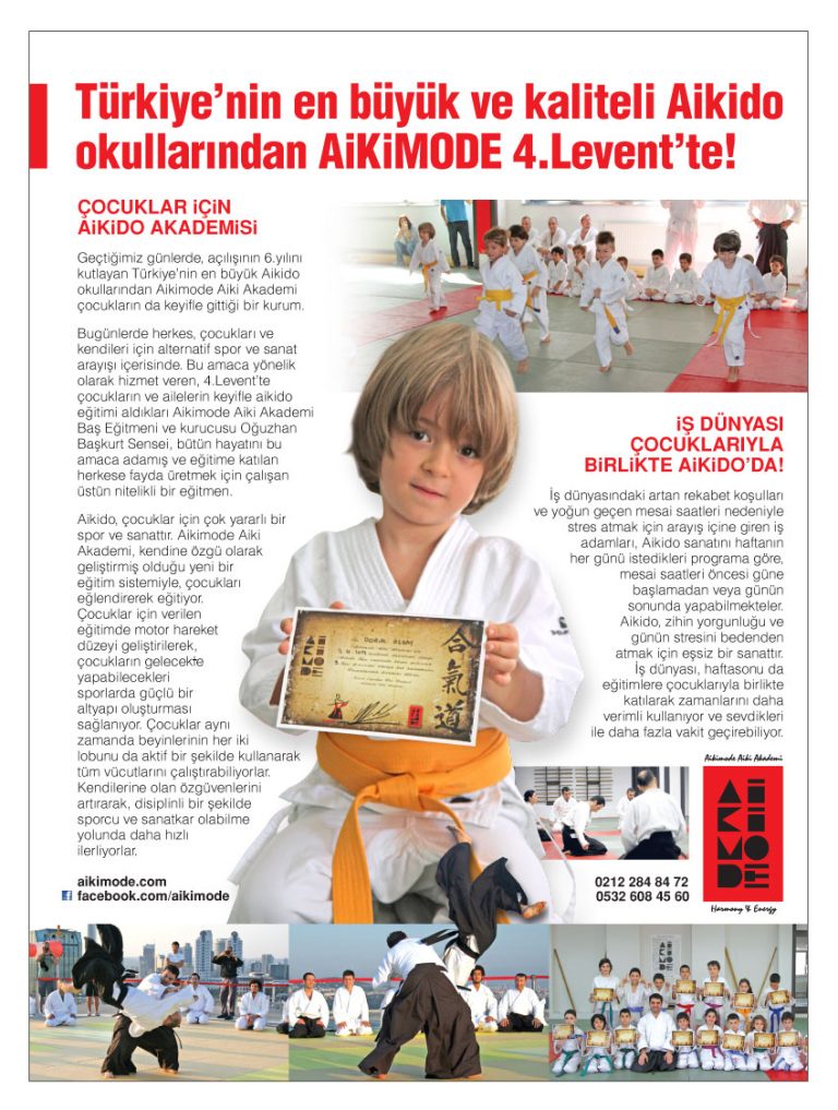 Aikimode Bogazici Dergisi Advertorial